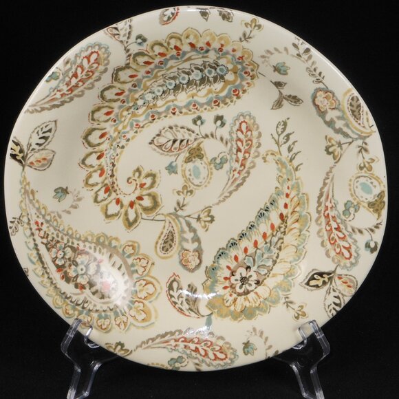 Colorful  salad plate. PTS International 222 Fifth Indira - Picture 1 of 4